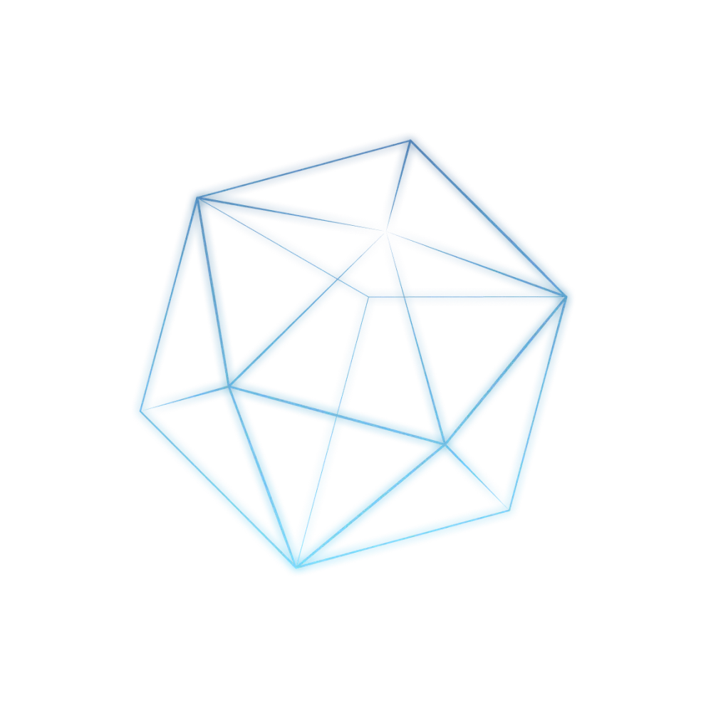 slim polygon decoration right