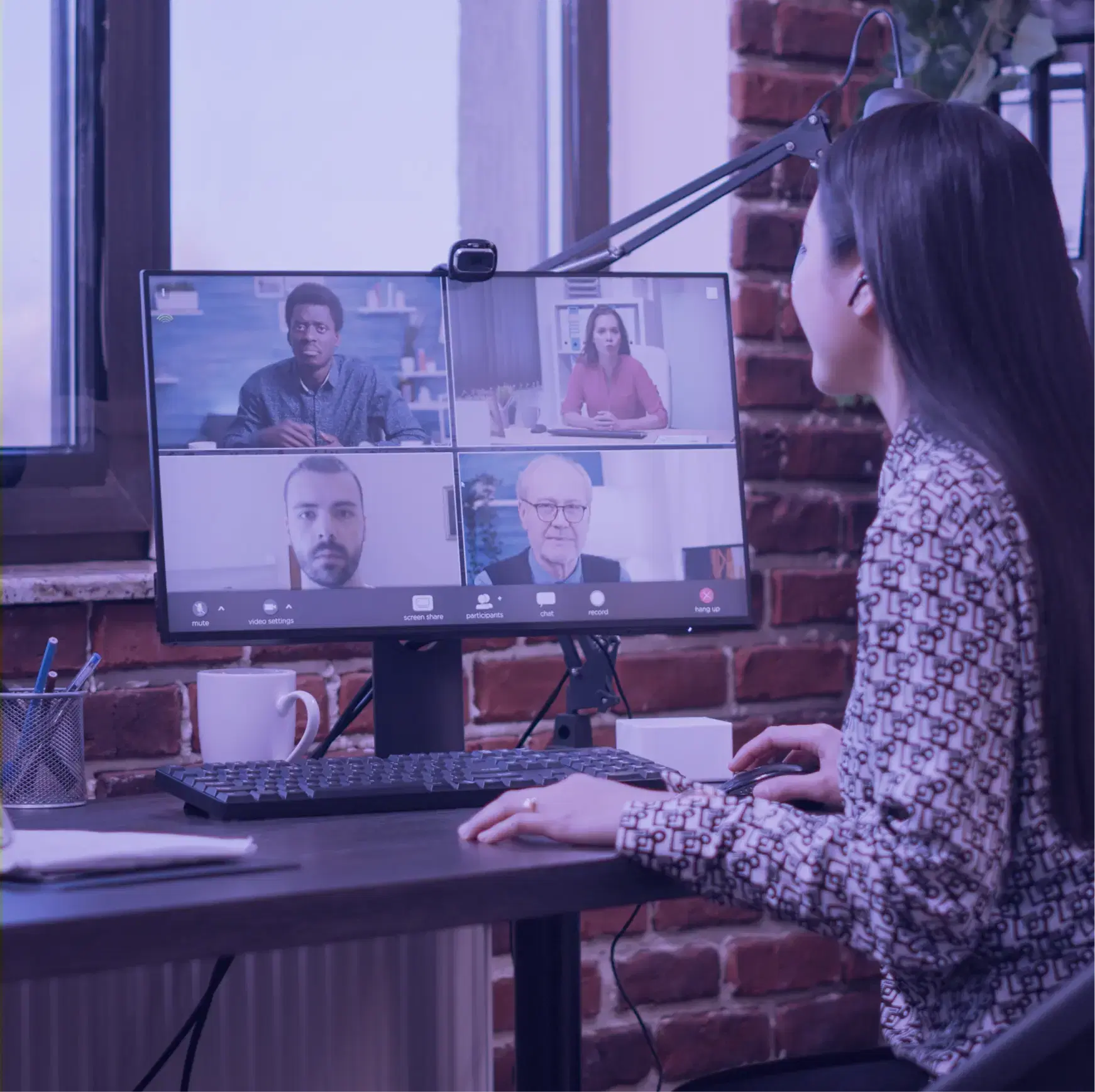 Video Conferencing Image decoration